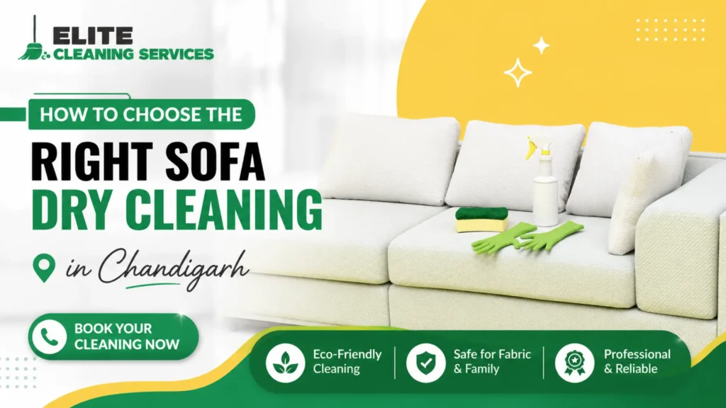 How to Choose the Right Sofa Dry Cleaning in Chandigarh